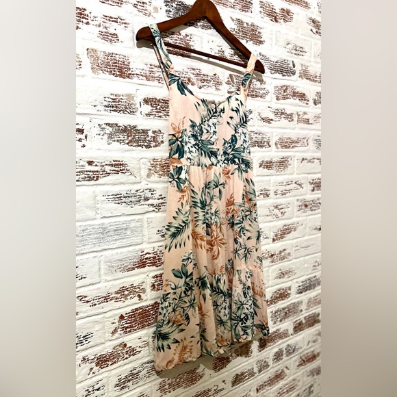 Raya Sun Brand New Floral Hawaiian Tropical Sundress Size M - Picture 5 of 11